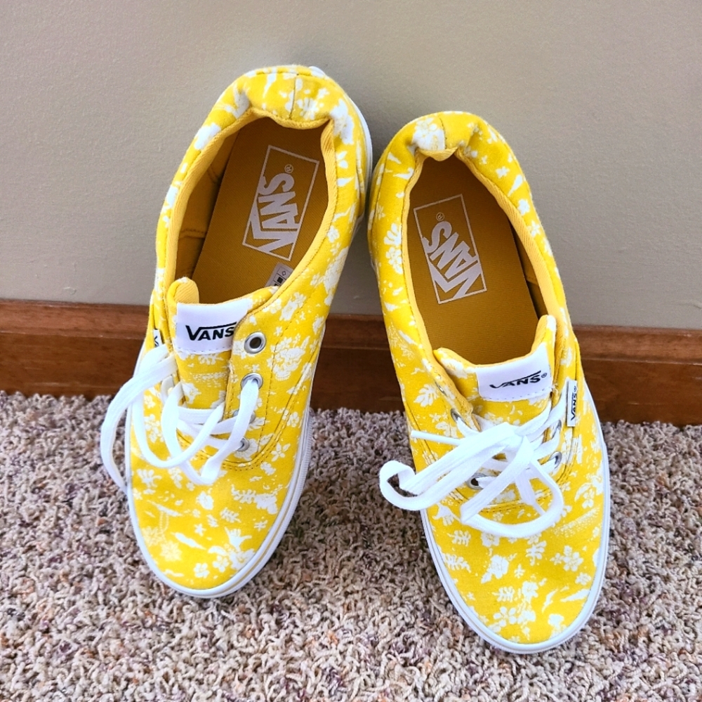 Womens yellow Vans
